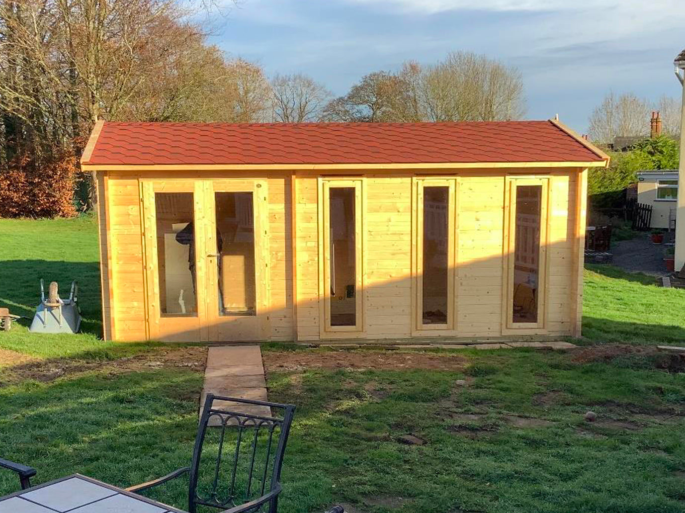 How To Build a Log Cabin Home Office | Case Study